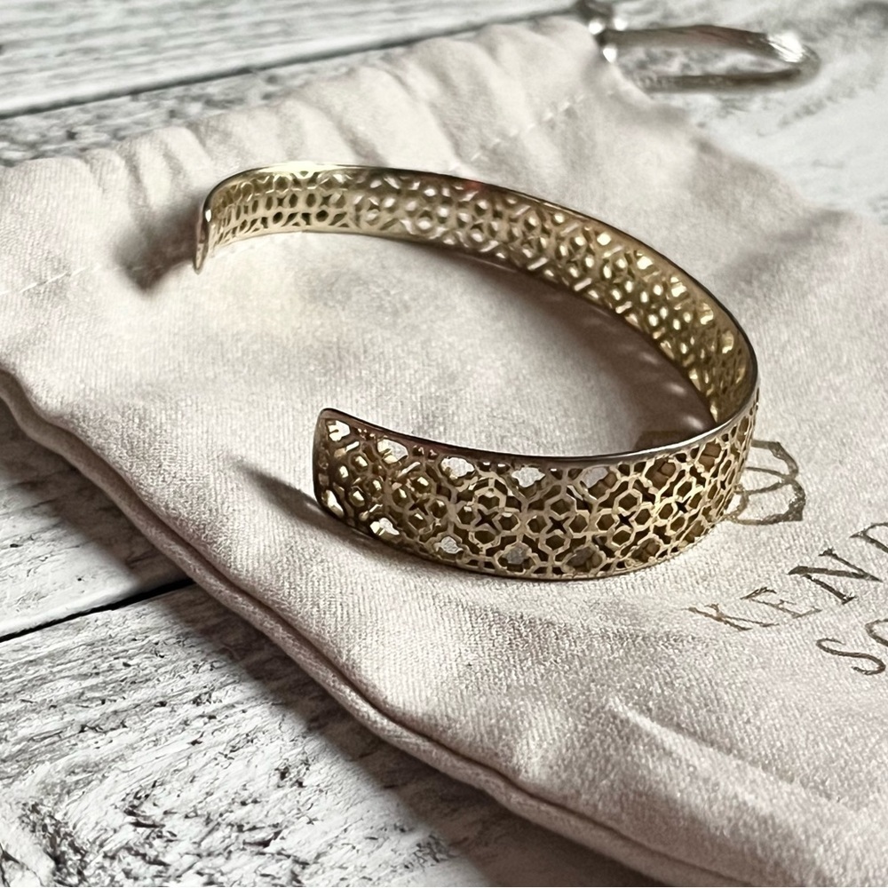 Kendra Scott Rose Gold Uma Cuff Bracelet - Picture 4 of 6